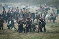 Reconstruction of battles of the Patriotic war of 1812 Russian city Maloyaroslavets.